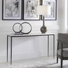 Nightfall White Marble Console Table thumbnail 3