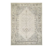 Online Designer Dining Room Aurelia Hand-Knotted Wool Rug, 9 x 12', Gray Multi