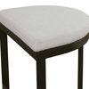 Ivanna Black Iron Counter Stool, Counter & Bar Stool by Uttermost, 18" width x 26" height x 14.5" depth thumbnail 6