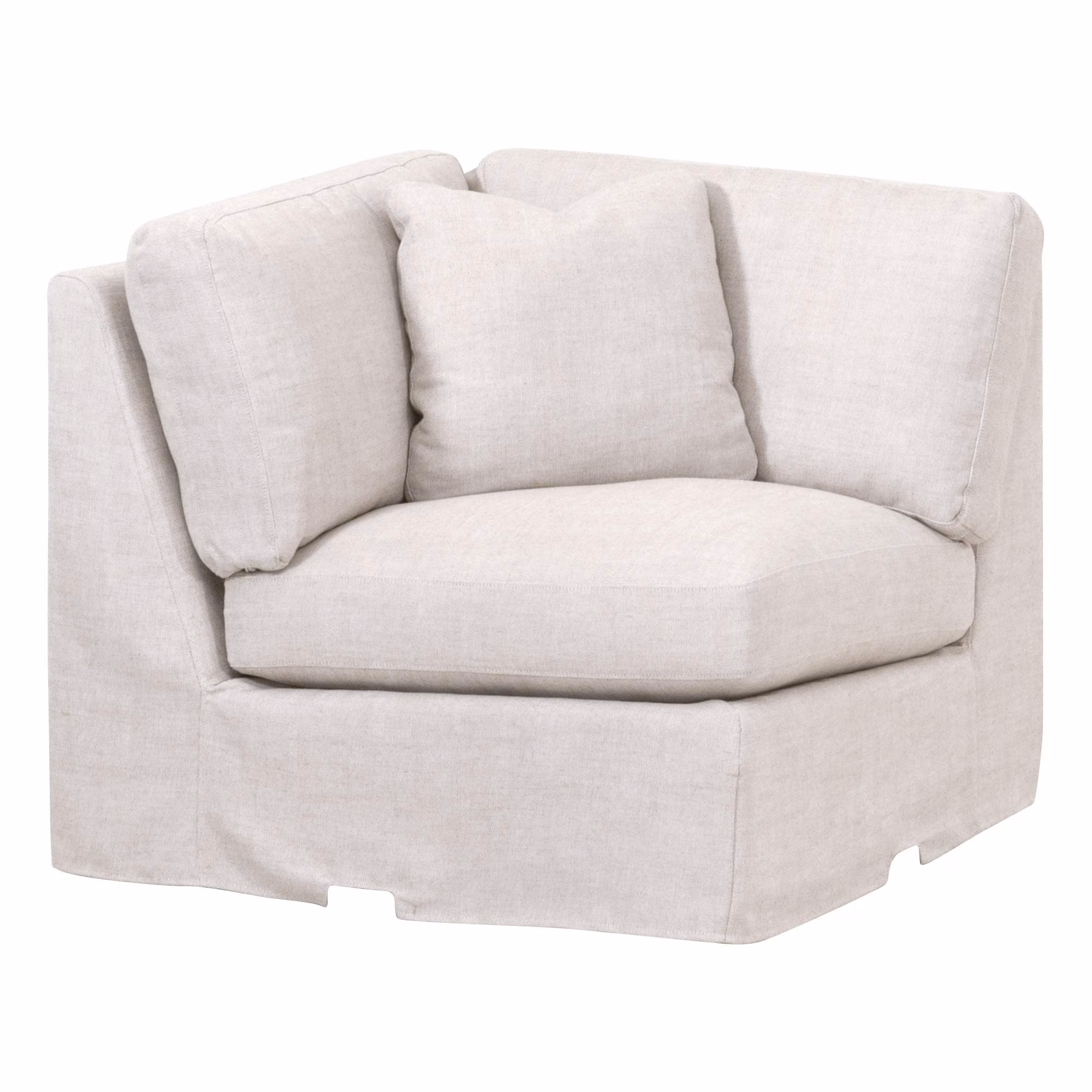 Lena Modular Slipcover Corner Chair