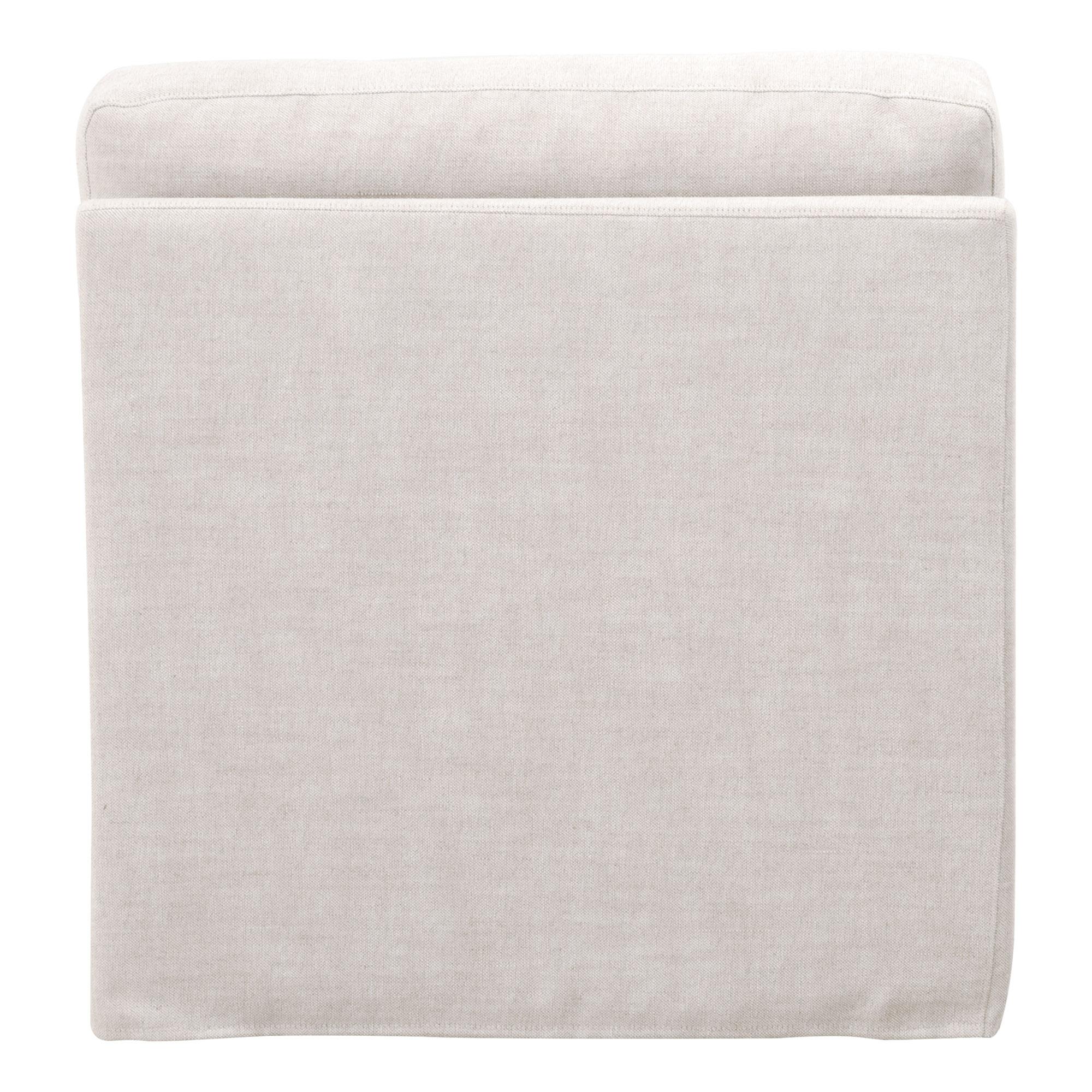 Lena Modular Slipcover 1-Seat Armless Chair large image 