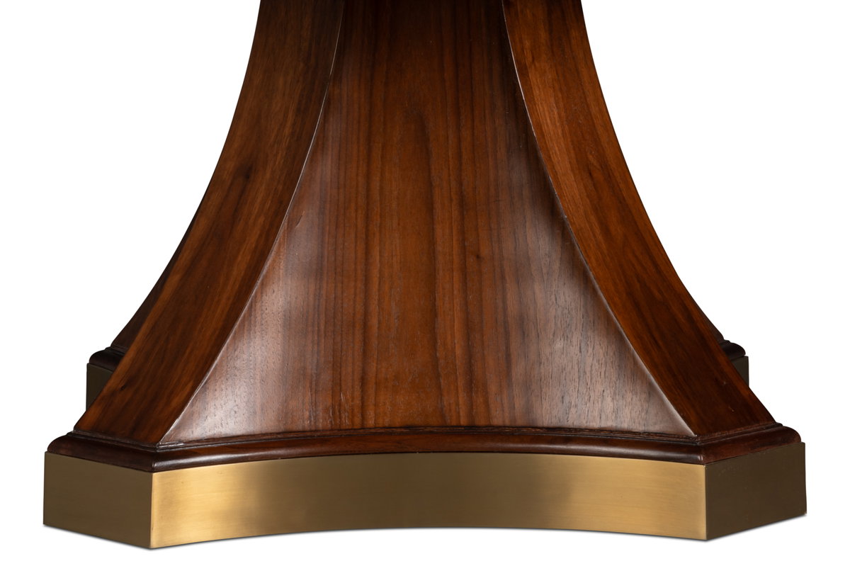 Chelsea Jupe Dining Table, by Sarreid, 4'7" length x 4'7" width x 2'6" height View 6
