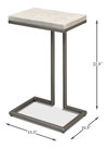 Ponie End Table, Side & End Table by Sarreid, 15.5" length x 10.5" width x 22.5" height thumbnail 13