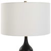 Caviar Black Table Lamp, by Uttermost, 17" width x 32.75" height x 17" depth thumbnail 6