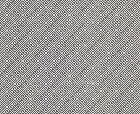 Grecian Geometric Black Wallpaper