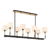 Franconia 8 Light Pendant, by Uttermost, 48" width x 12.5" height x 14" depth thumbnail 8