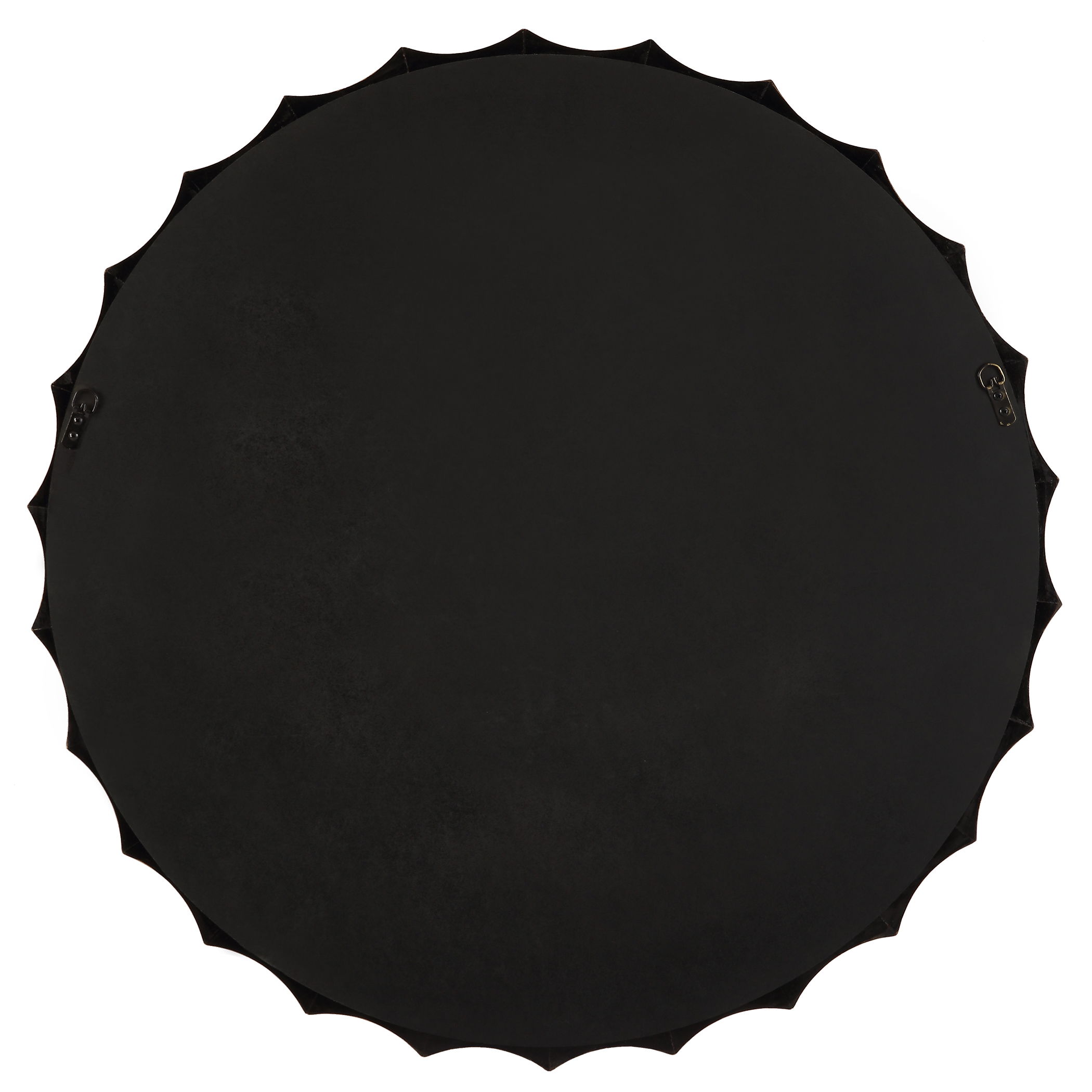 Nacala Round Gold Mirror, by Uttermost, 39.37" width x 39.37" height x 1.69" depth View 8