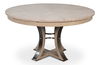 Tower Jupe Dining Table, Med,Moonskin, by Sarreid, 55" length x 55" width x 30" height thumbnail 1
