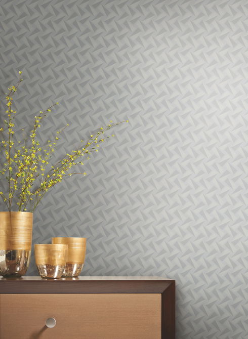 Petite Pivots Green Wallpaper