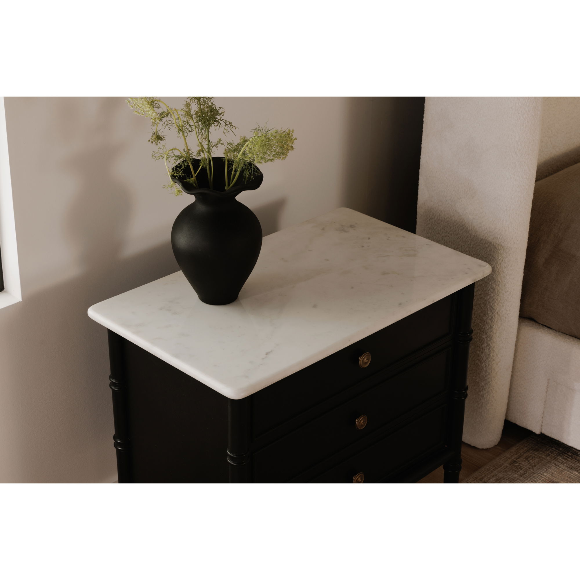 Eleanor Nightstand Black large image 