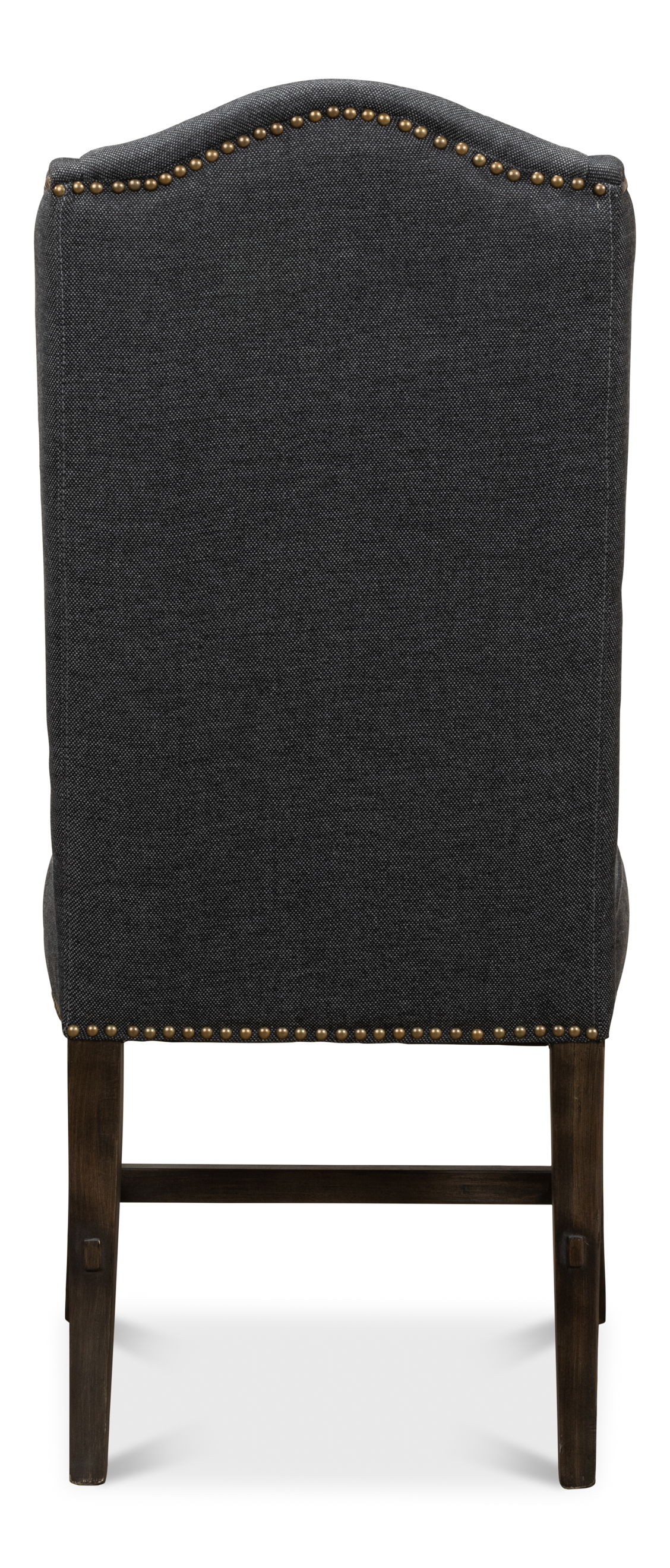 Black High Back Dining Chair, by Sarreid, 21" length x 26" width x 46" height View 11