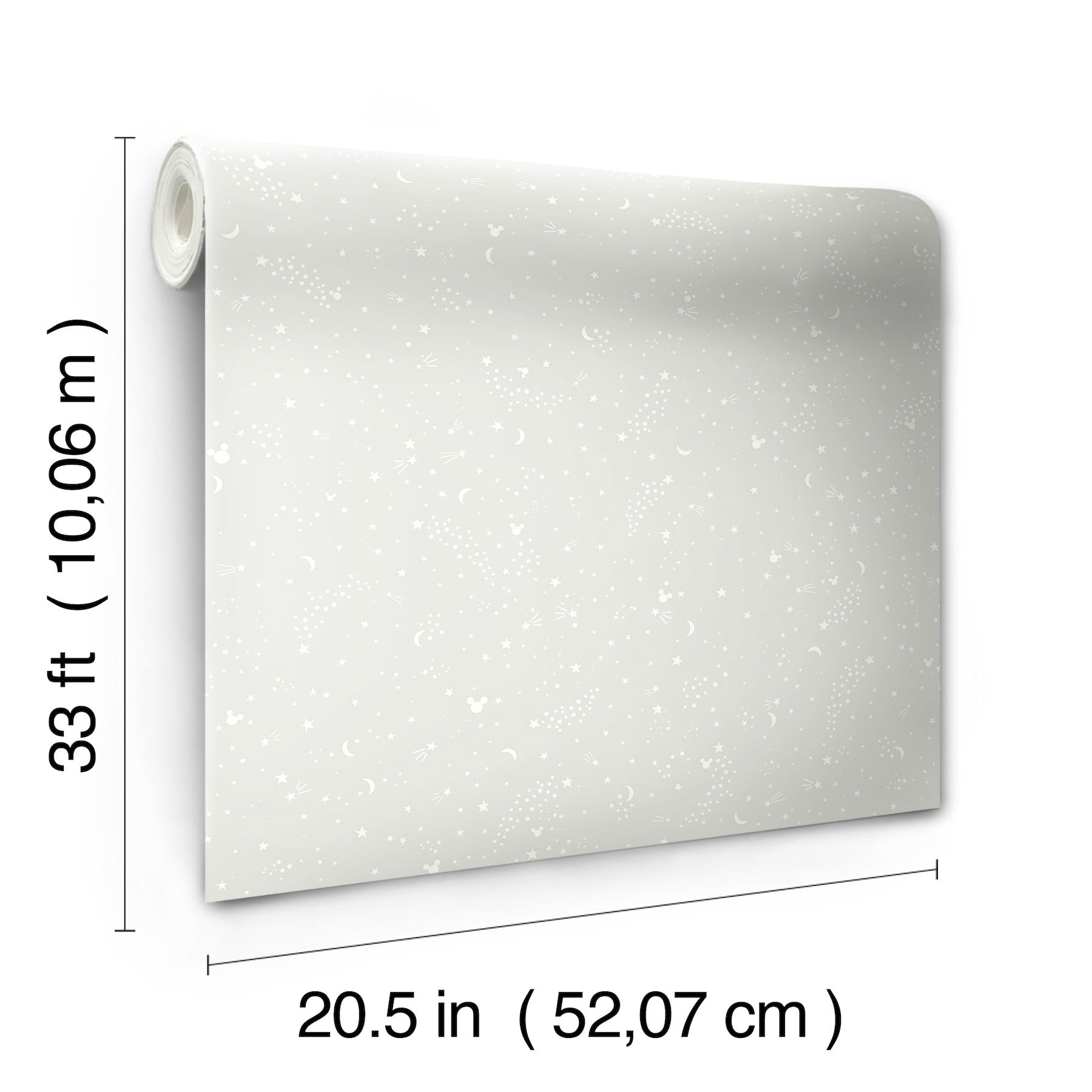 Disney Mickey Mouse Star Grey Wallpaper large image 
