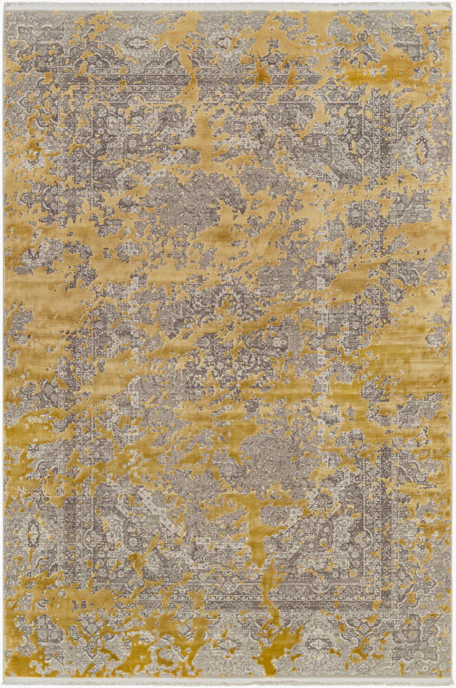 Solar Machine Woven Rug, by Surya, 9'6.17" length x 6'6.74" width
