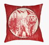 Lodge Cabin Accent Pillow, Decorative Pillow by Surya, 16" length x 16" width thumbnail