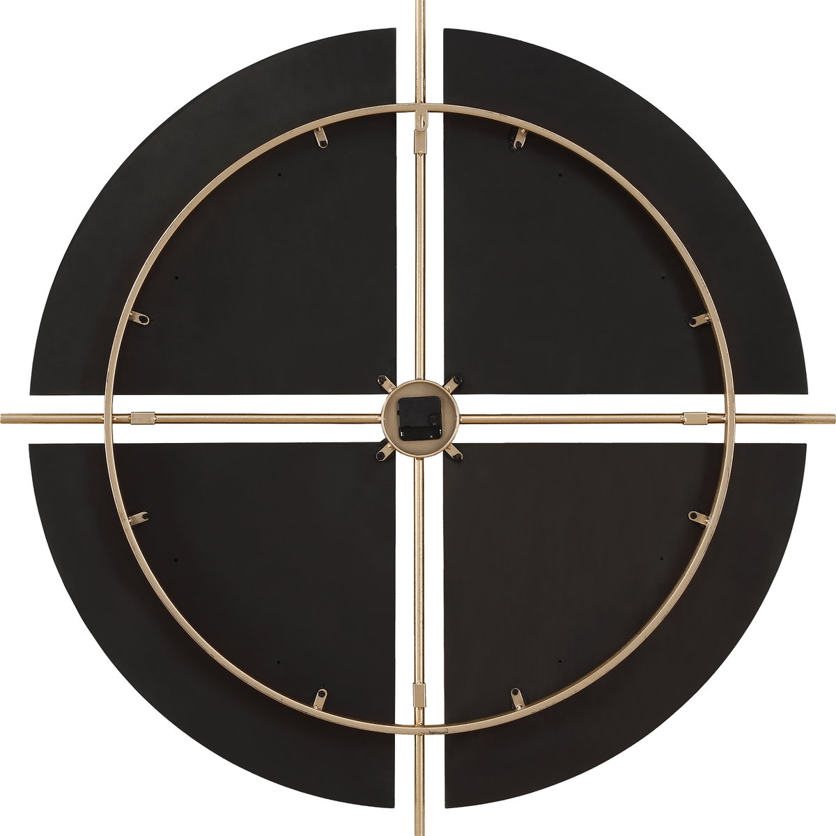 Walnut Elegance Wall Clock, by Uttermost, 42.12" width x 42.12" height x 2.62" depth View 8