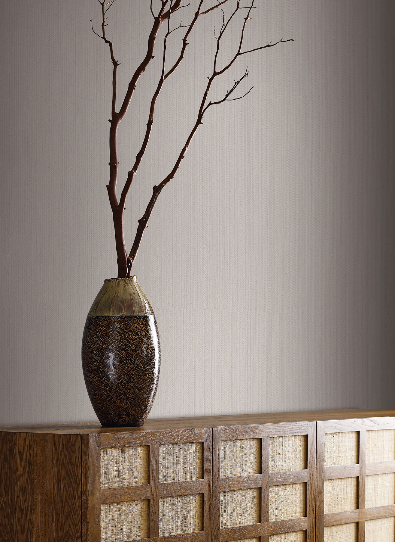 Dutch Braid Cream Wallpaper, by York Wall, 33' length x 1'8.9" width x 0.02" depth View 2