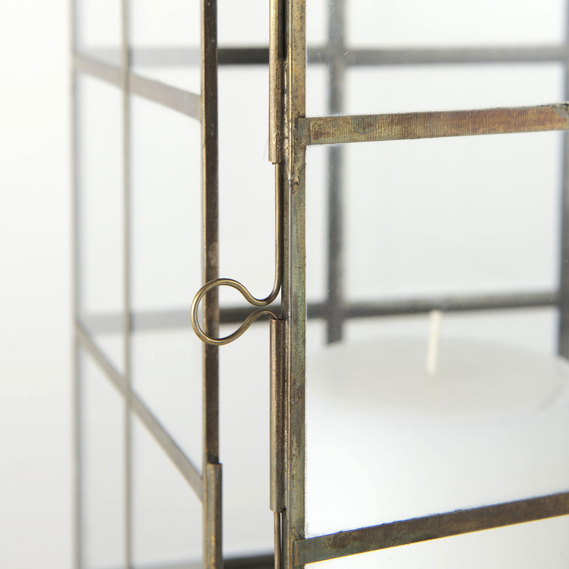 Grimwig (Small) 8L x 8W x 15H LANTERN with SHEET BASE WITHOUT BEVEL, Lighting by Mercana, 8.27" length x 8.27" width x 14.57" height View 12