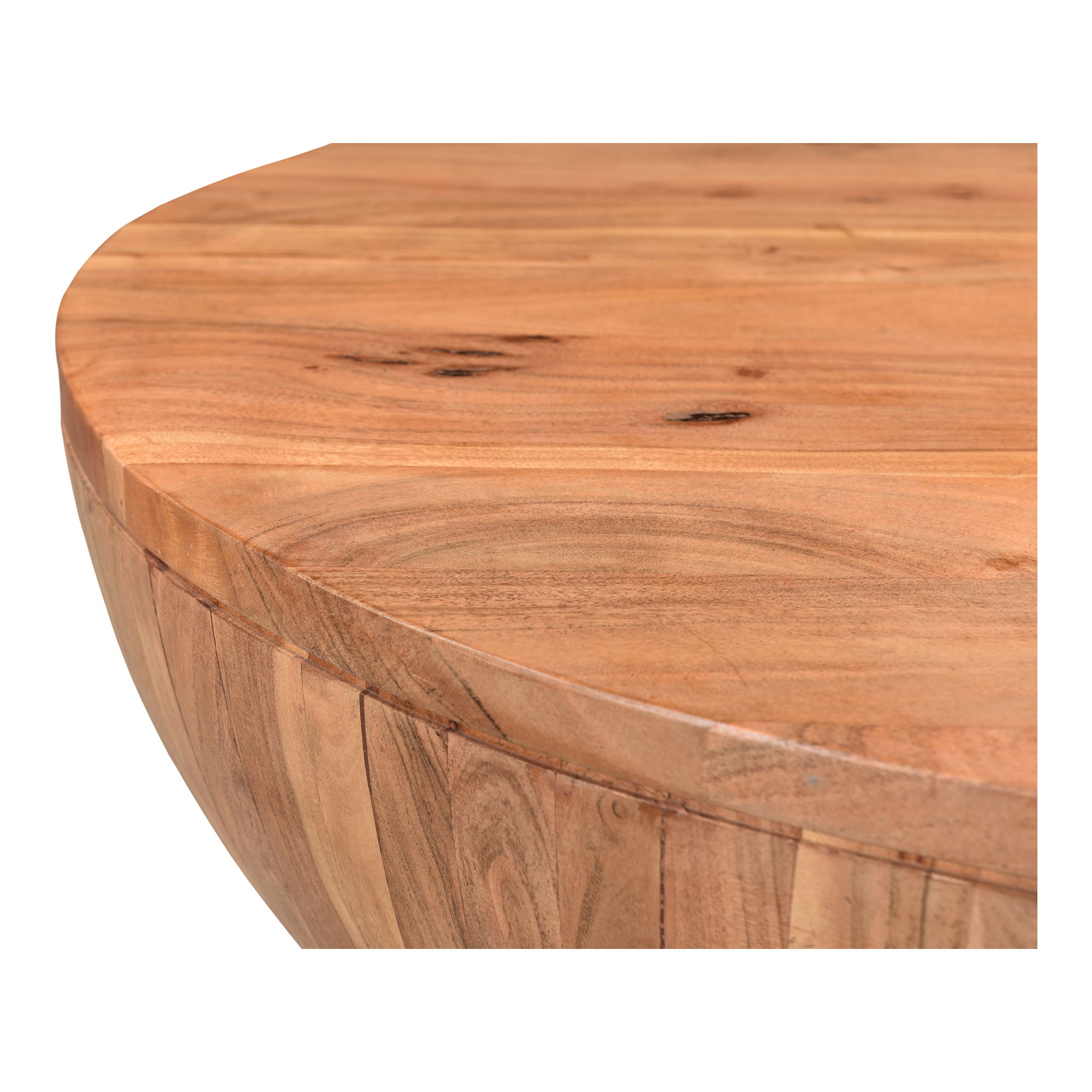 Eske Coffee Table Natural, by Moe's Home, 35.5" width x 12" height x 35.5" depth View 3