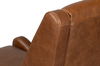 Brandy Accent Chair In Distilled Leather, Seating by Sarreid, 29" length x 37" width x 38" height thumbnail 4