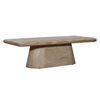 Marci Coffee Table Weathered Natural, by Dovetail, 58" width x 17.5" height x 27" depth thumbnail 1