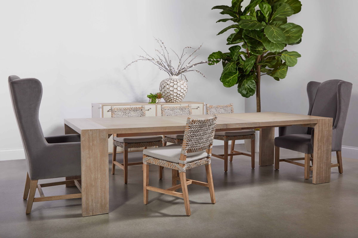 Tropea Extension Dining Table, by Essentials for Living, 82" width x 30" height x 42" depth View 16