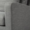 Denly II 92.5W Casterock Gray Slipcover Three Seater Sofa, Sofas & Sectional by Mercana, 93" length x 38" width x 35" height thumbnail 7