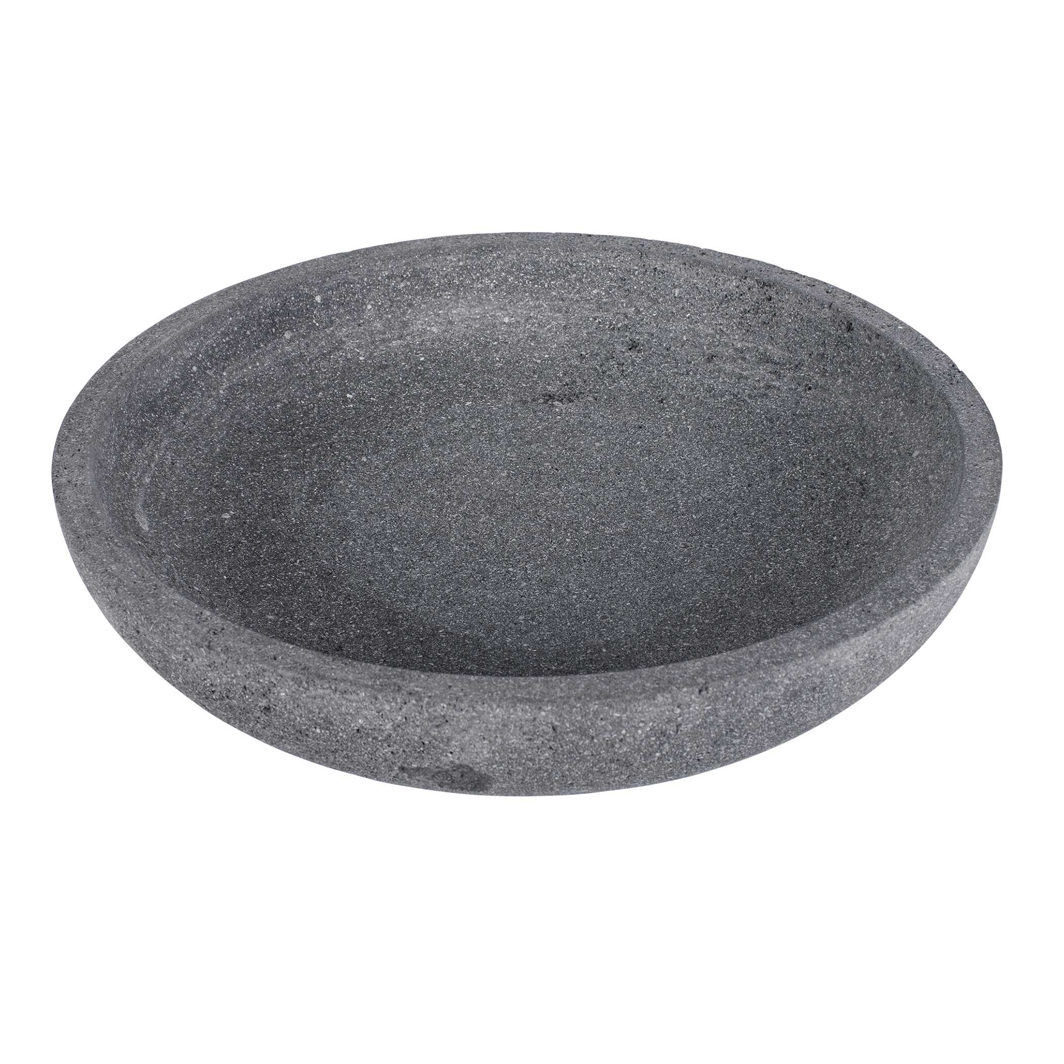 Ashen Earth Outdoor Bowl, Decorative by Uttermost, 16" width x 3.5" height x 16" depth View 5
