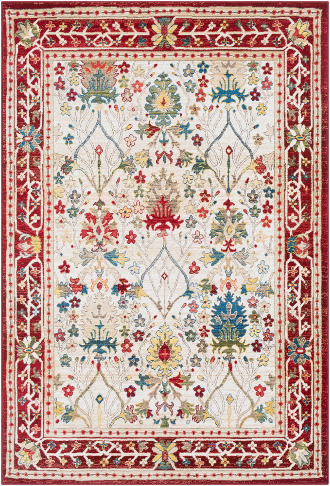 Crafty Machine Woven Rug, by Surya, 7'4.58" length x 5'1.02" width