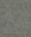 Nazca Dark Grey & Gold Wallpaper, by York Wall, 32'9.6" length x 1'8.8" width x 0.02" depth thumbnail 1