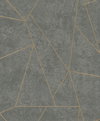 Nazca Dark Grey & Gold Wallpaper, by York Wall, 32'9.6" length x 1'8.8" width x 0.02" depth thumbnail