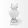 Murray 13H White Painted Resin Fox in a Suit Bust, Decorative Object by Mercana, 6.3" length x 5.51" width x 12.8" height thumbnail 9