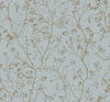Luminous Branches Blue & Gold Wallpaper thumbnail 0