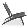 Palma Outdoor Lounge Chair Black, Accent Chair by Moe's Home, 25.5" width x 31" height x 35" depth thumbnail 3