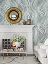 Streaming Cheetah Blue Wallpaper, by York Wall, 27' length x 2'3" width x 0.02" depth thumbnail 3