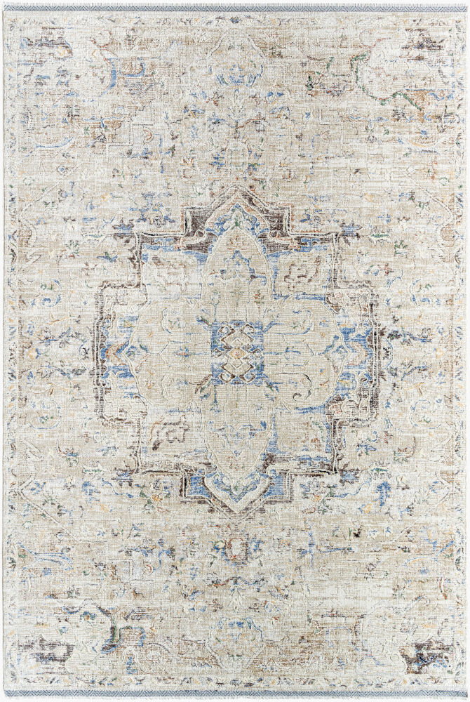 Rivaldo Machine Woven Rug, by Surya, 1'3.75" length x 1'3.75" width