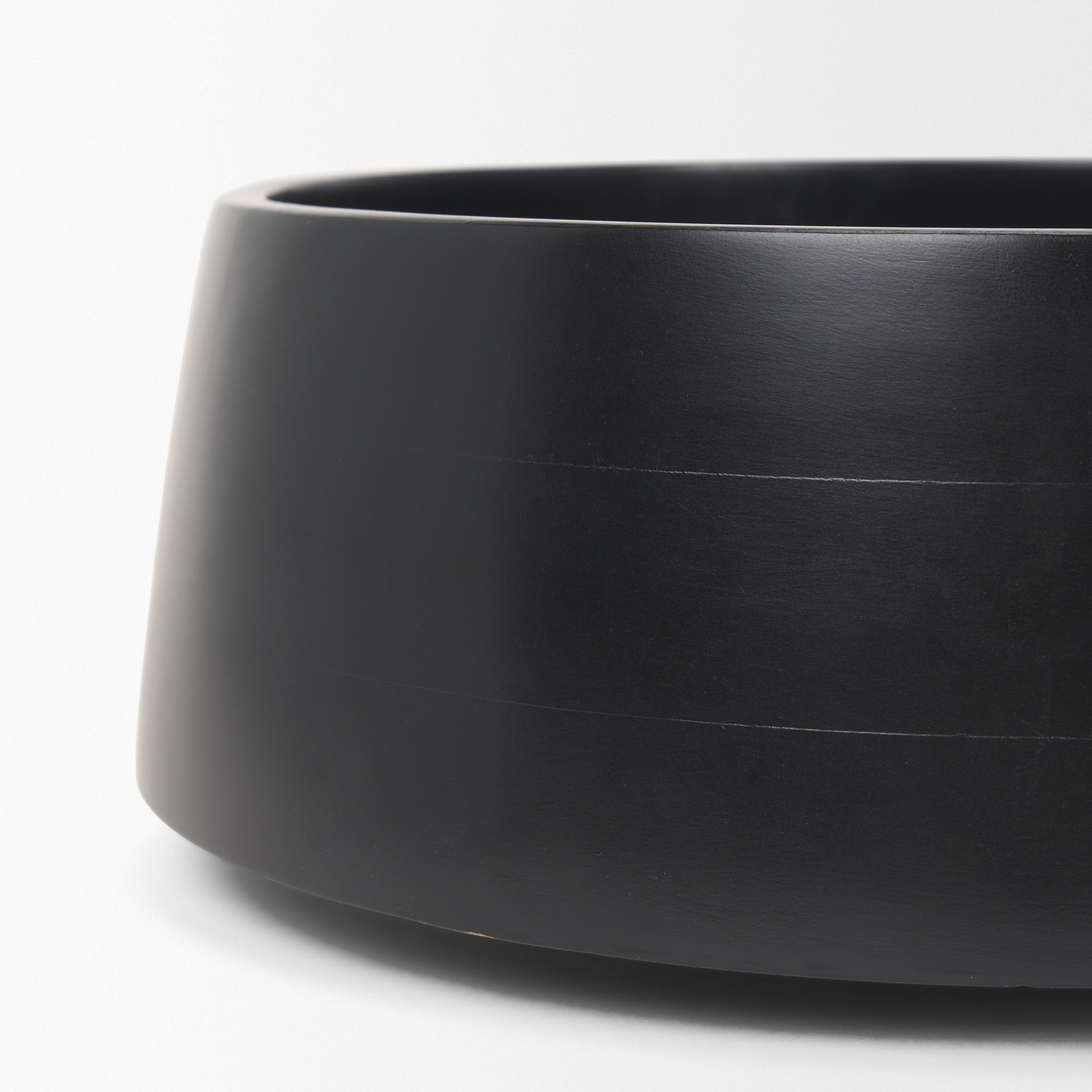 Kadara Black Solid Wood Decorative Bowl, by Mercana, 14" length x 14" width x 5.5" height View 7
