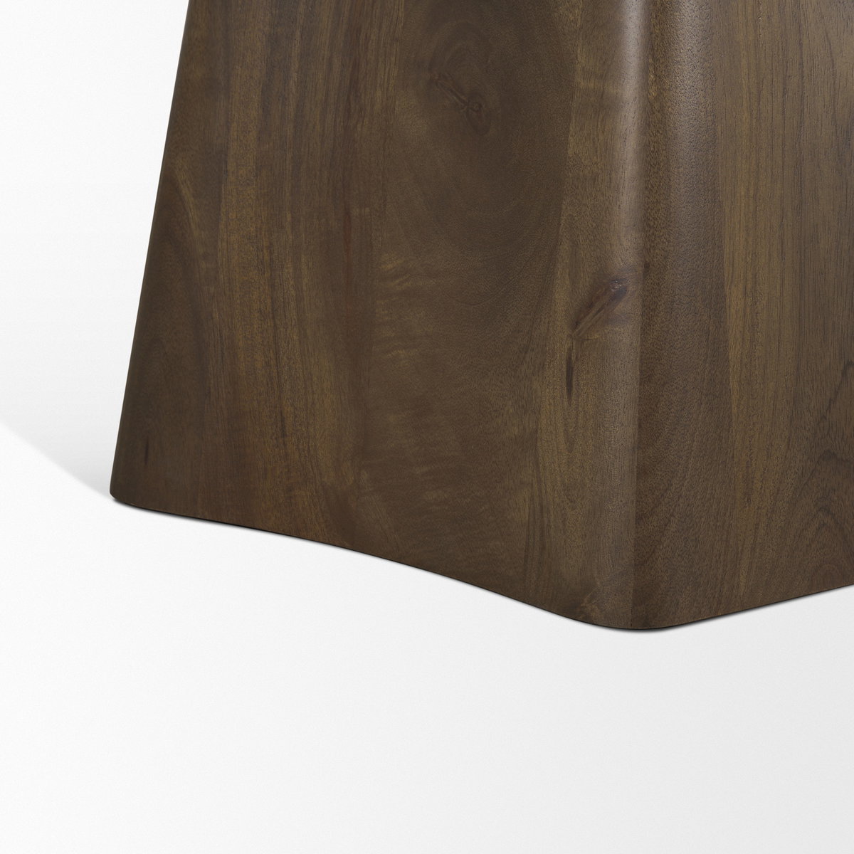 Jovani 48' Round Pedestal Dining Table | Modern | Dark Brown Wood | Seats 4, by Mercana, 48" length x 48" width x 30" height View 10
