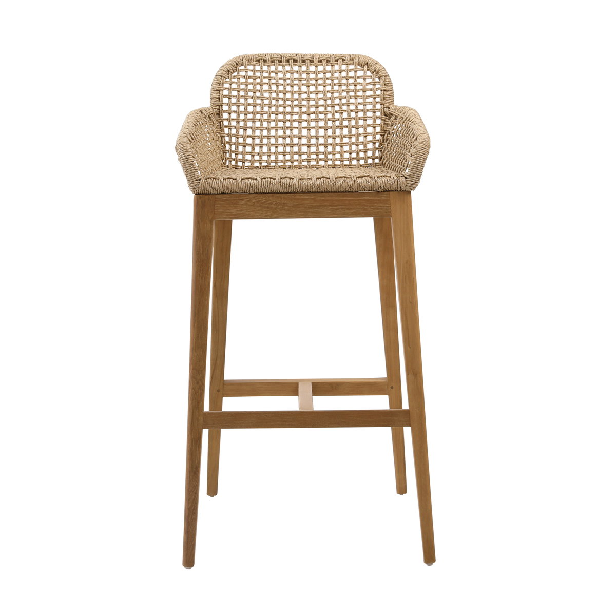 Audra Barstool Nat, Counter & Bar Stool by Dovetail, 20" width x 39.5" height x 23" depth View 2