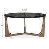 Bohdi Outdoor Brass Coffee Table, Furniture by Uttermost, 32" width x 16" height x 32" depth thumbnail 3