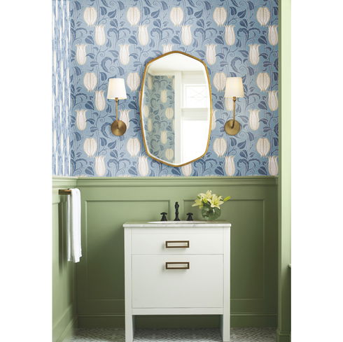 Canterbury Bells Blue Wallpaper