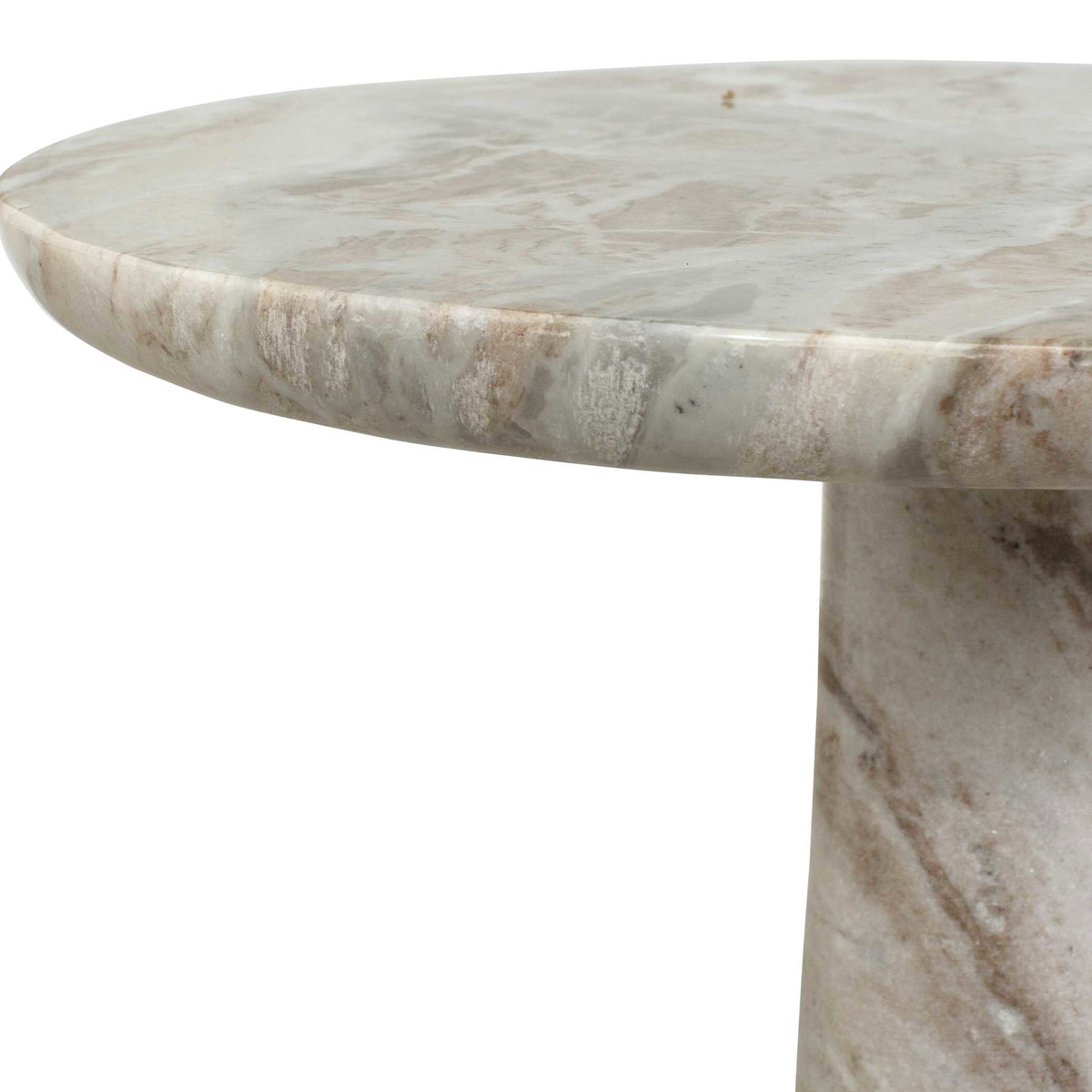 Shura Indoor-Outdoor Marble Accent Table, Coffee Table by Uttermost, 16" width x 20" height x 16" depth View 6