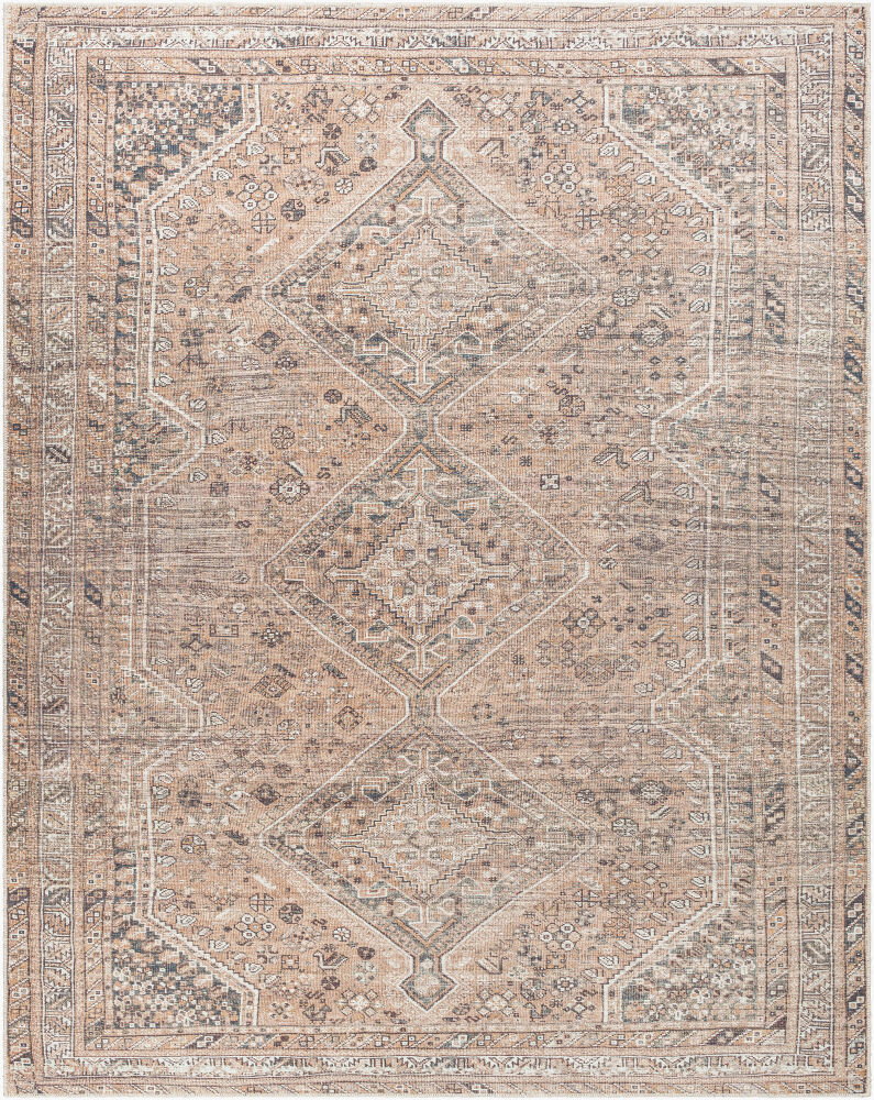 Amelie Machine Woven Rug, by Surya, 1'3.75" length x 1'3.75" width