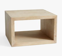 Online Designer Combined Living/Dining Folsom Small Square Coffee Table, Desert Pine