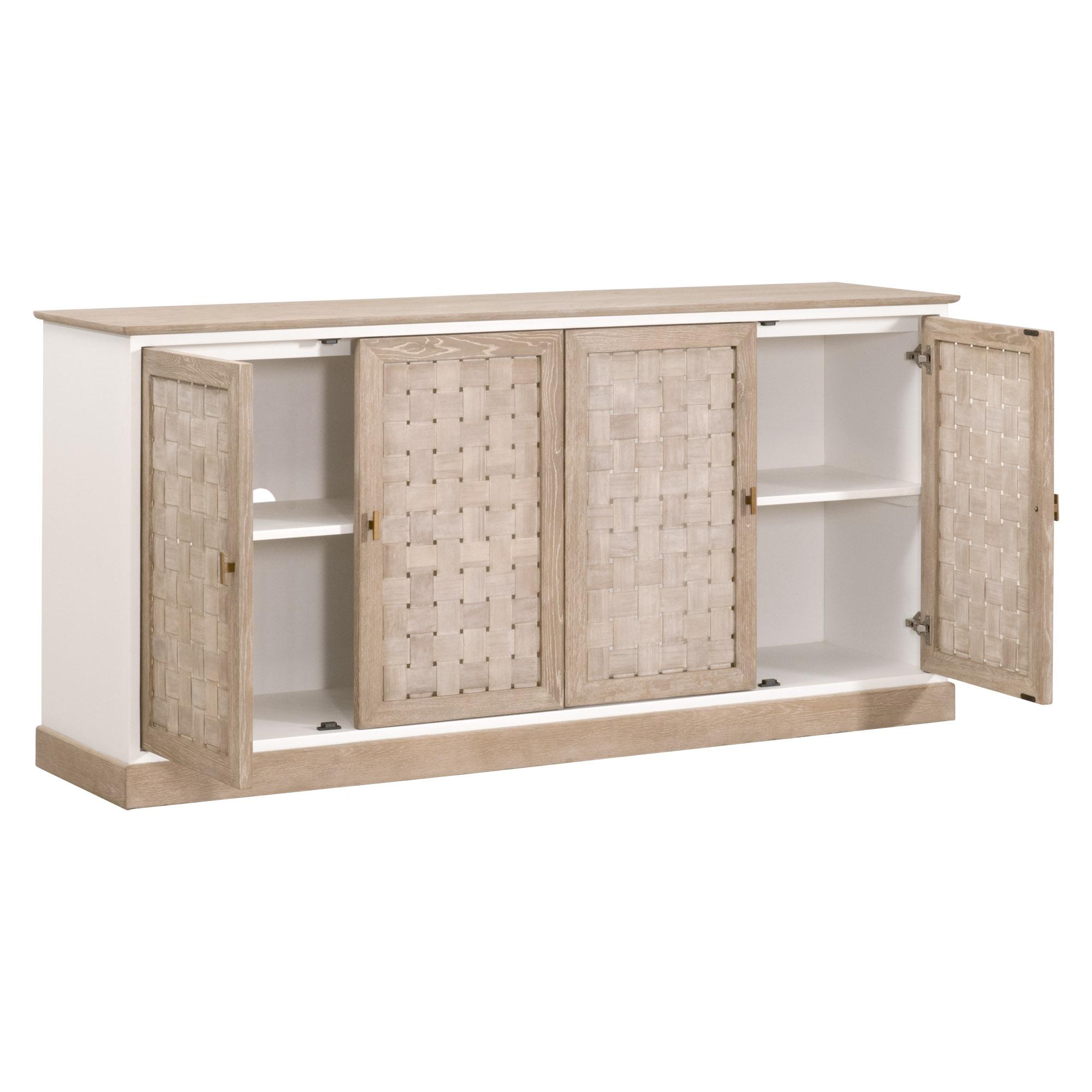 Weave Media Sideboard, Cabinets & Sideboard by Essentials for Living, 74" width x 35.5" height x 18.5" depth View 7