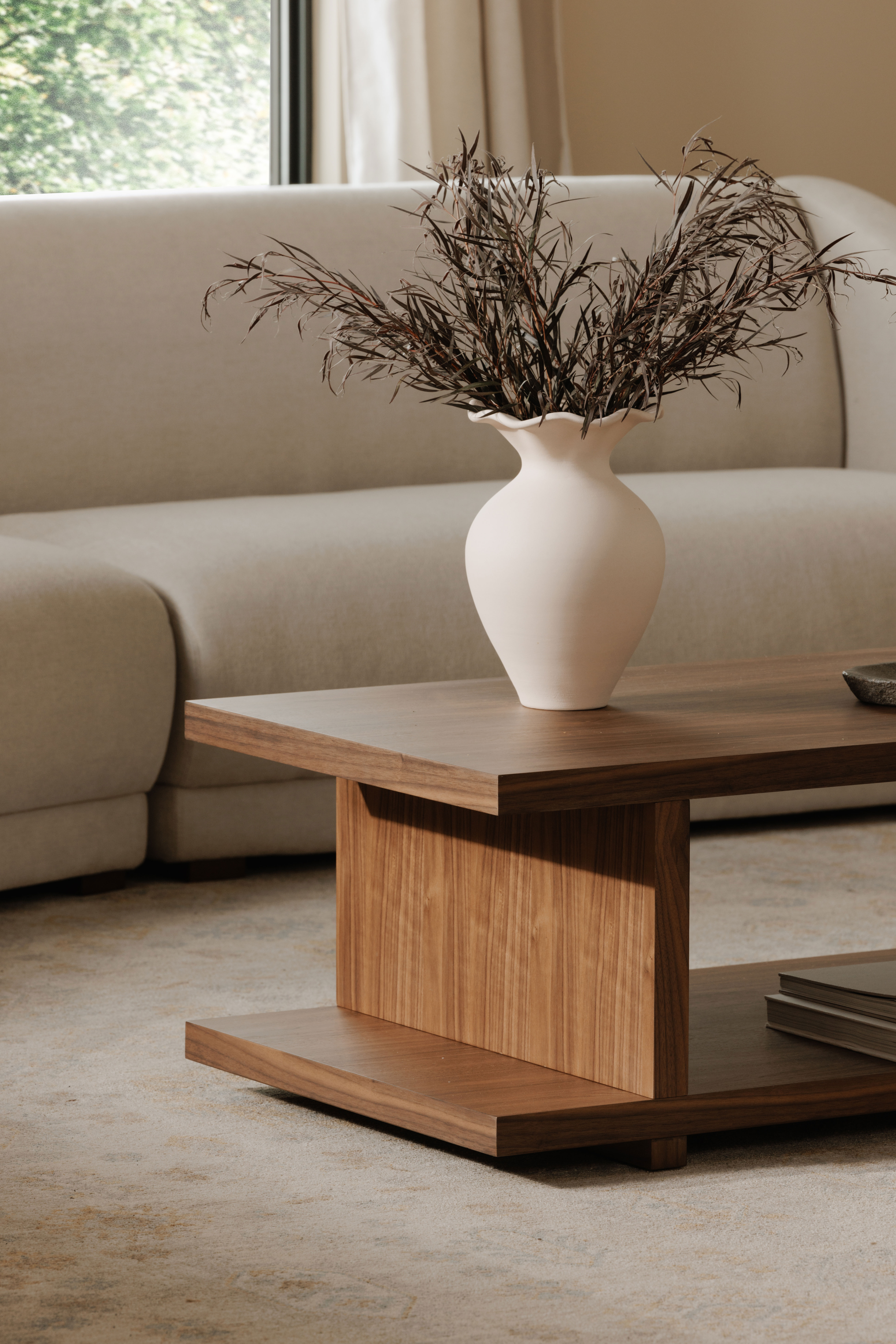 Miri Coffee Table Walnut large image 