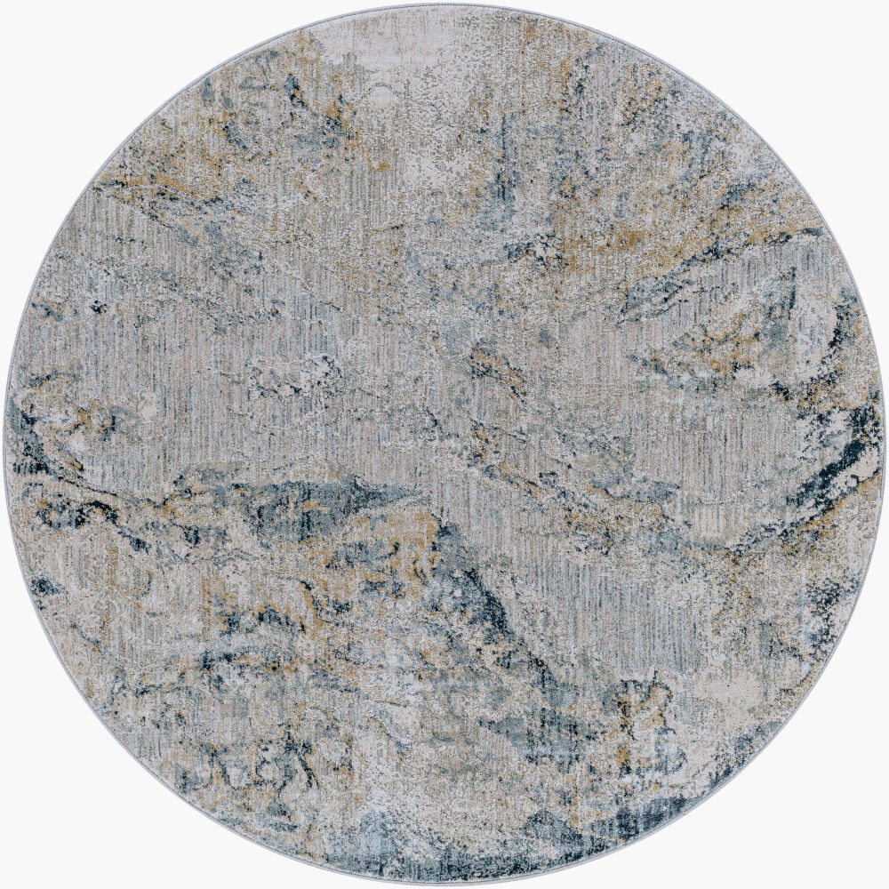 Brunswick Machine Woven Rug, by Surya, 5'2.99" length x 5'2.99" width