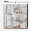 Neutral Nirvana Abstract Canvas Art, by Uttermost, 49.5" width x 49.5" height x 2" depth thumbnail 3