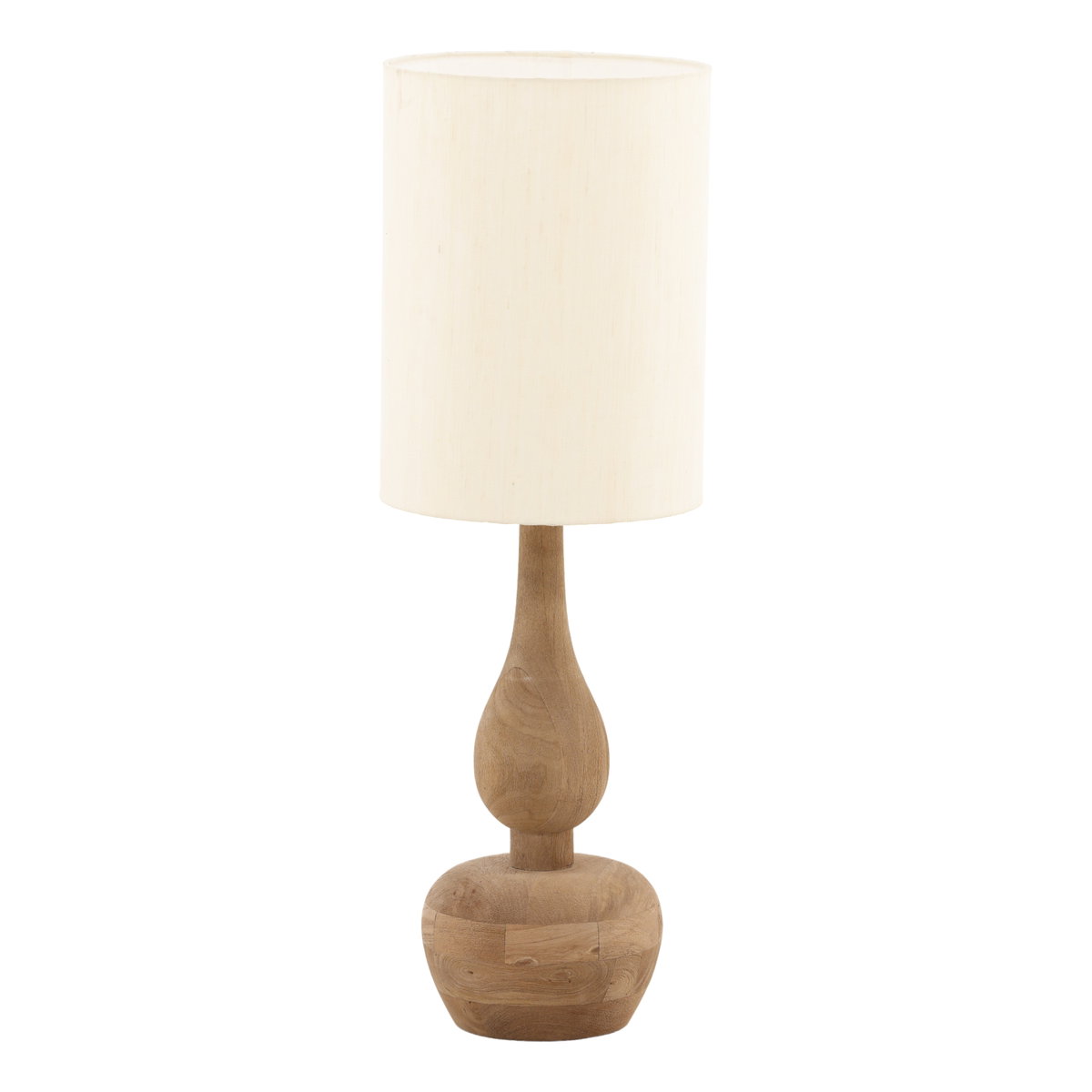 Noir Table Lamp Light Brown, by Dovetail, 12" width x 36.85" height x 12" diameter x 12" depth View 1