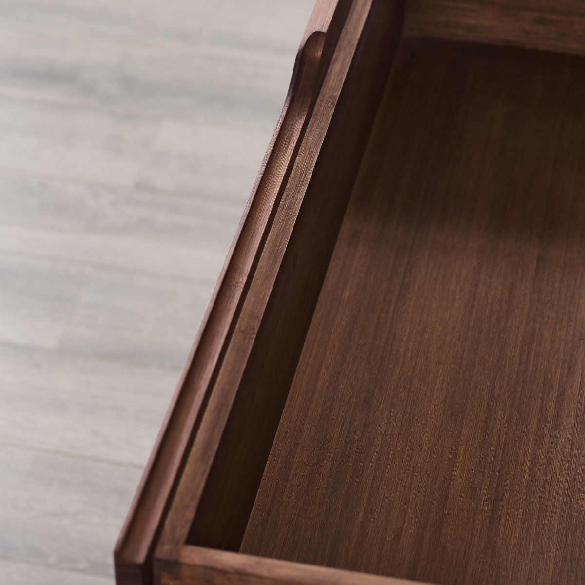 Currant Six Drawer Double Dresser, Oiled Walnut, by Greenington, 19" length x 64" width x 34.25" height View 7