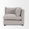 Halston Corner Light Grey Performance Fabric, Sectional Sofa by Mercana, 38.5" length x 38.5" width x 30.5" height thumbnail 4